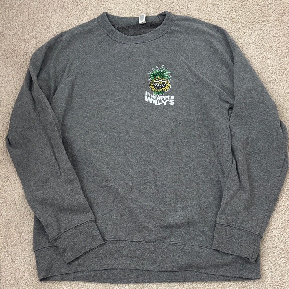 Bella Canvas Dark Gray Men's Crewneck Sweater